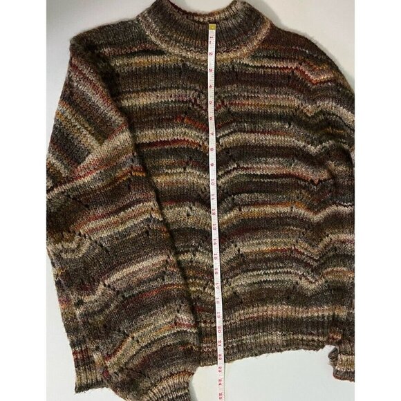 R D Style Mixed Stripe Pullover Women’s L Multicolour Jumper - Picture 6 of 11